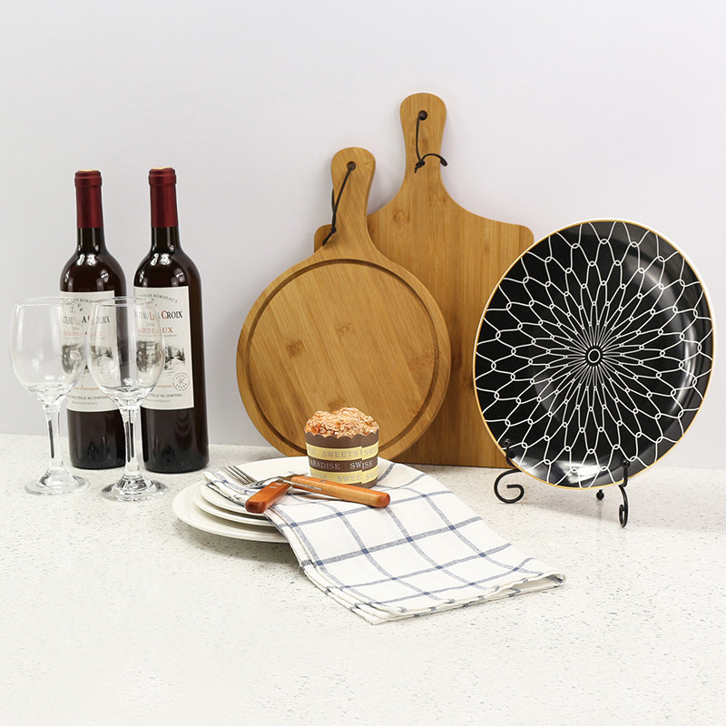 厨房样板间摆件空假酒瓶道具台面仿真花艺水果样板房软装摆设饰品