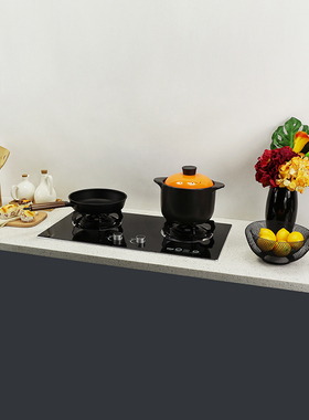 样板间厨房简约现代风花艺装饰品