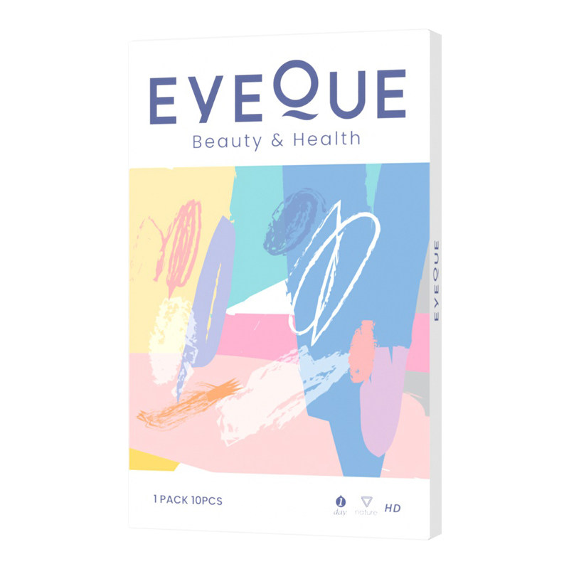 EYEQUE爱可优日抛俄罗斯女孩蓝(小恶魔)美瞳隐形大小直径10片