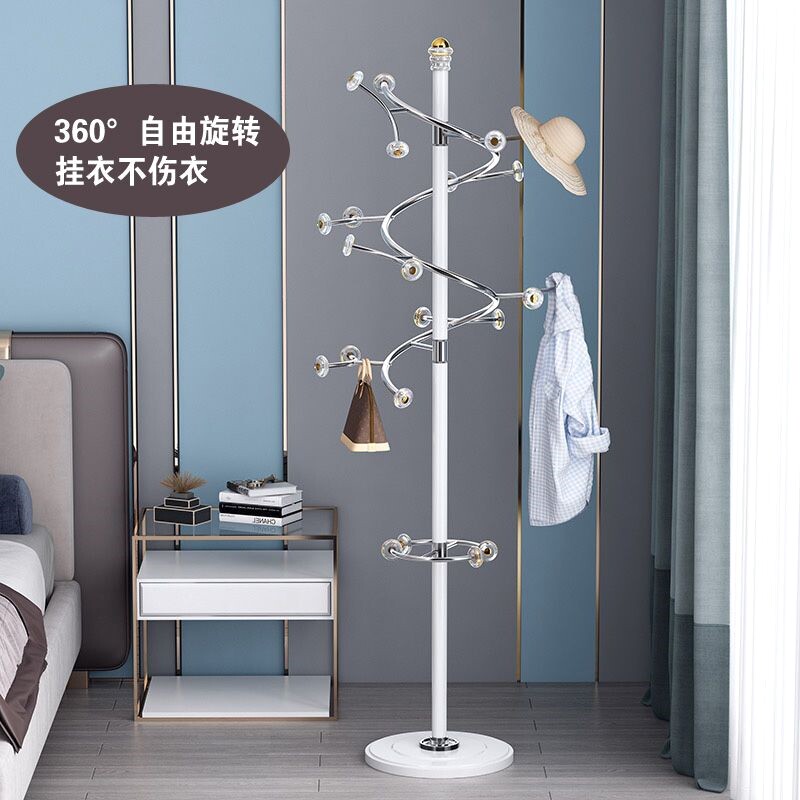 水晶家用挂衣架落地不锈