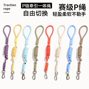 多巴胺彩色尼龙耐磨结实狗牵引绳