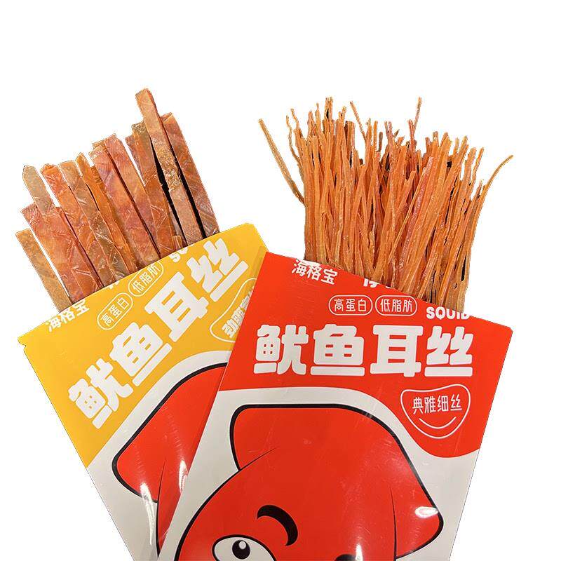 即食鱿鱼耳丝鱿鱼耳丝120g大连特产即食低脂鱿鱼干休闲海鲜零食