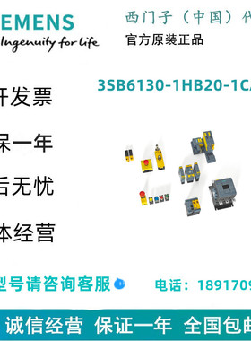 西门子3SB6130-1HB20-1CA0全套装置组合 22 mm