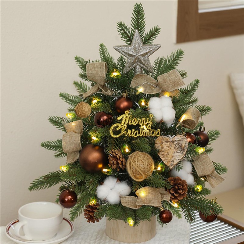 圣诞树摆件小型布置Christmas tree家庭家用装饰场景酒店前台摆设