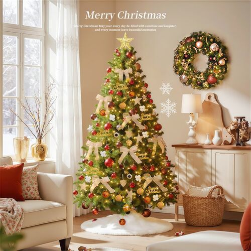 Christmas tree圣诞树装饰品套装圣诞节氛围布置大型家用客厅加密