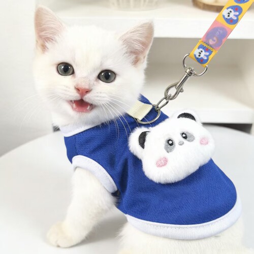 夏季薄款猫狗可牵引防掉毛防晒衣