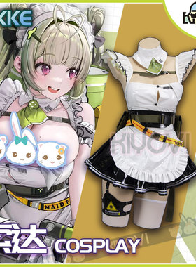 KIYOVI胜利女神索达Cosplay女服女仆装NIKKE妮姬漆皮短裙可爱性感