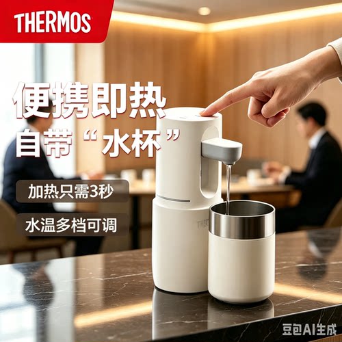 膳魔师饮水机便携即热出差酒店用