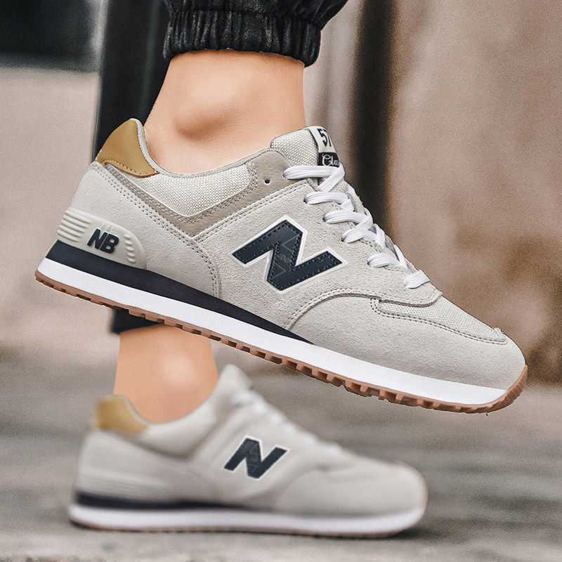 574春秋季新款透气跑步复古女2025男鞋运动鞋经典情侣轻便鞋减震