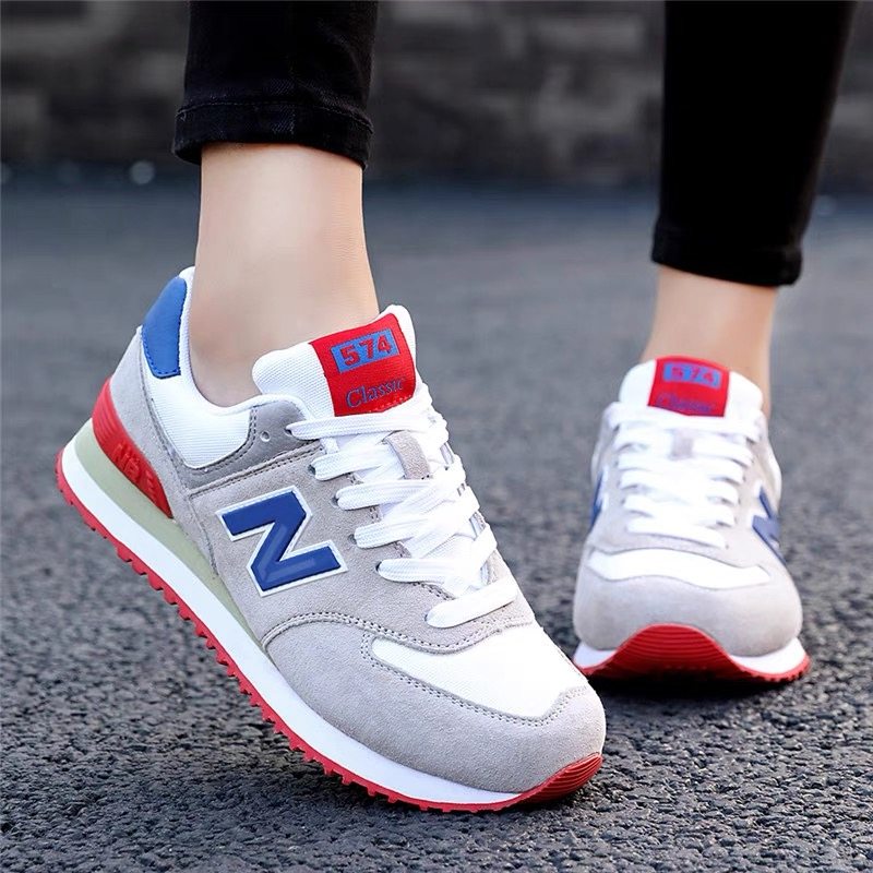 n字运动舒适男鞋跑步真皮女鞋574鞋休闲新百伦平底春秋季情侣轻便