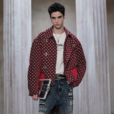 重工廓形美式设计师明星同款外套