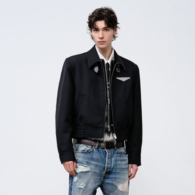 FACEONLAB精仿羊毛男士夹克