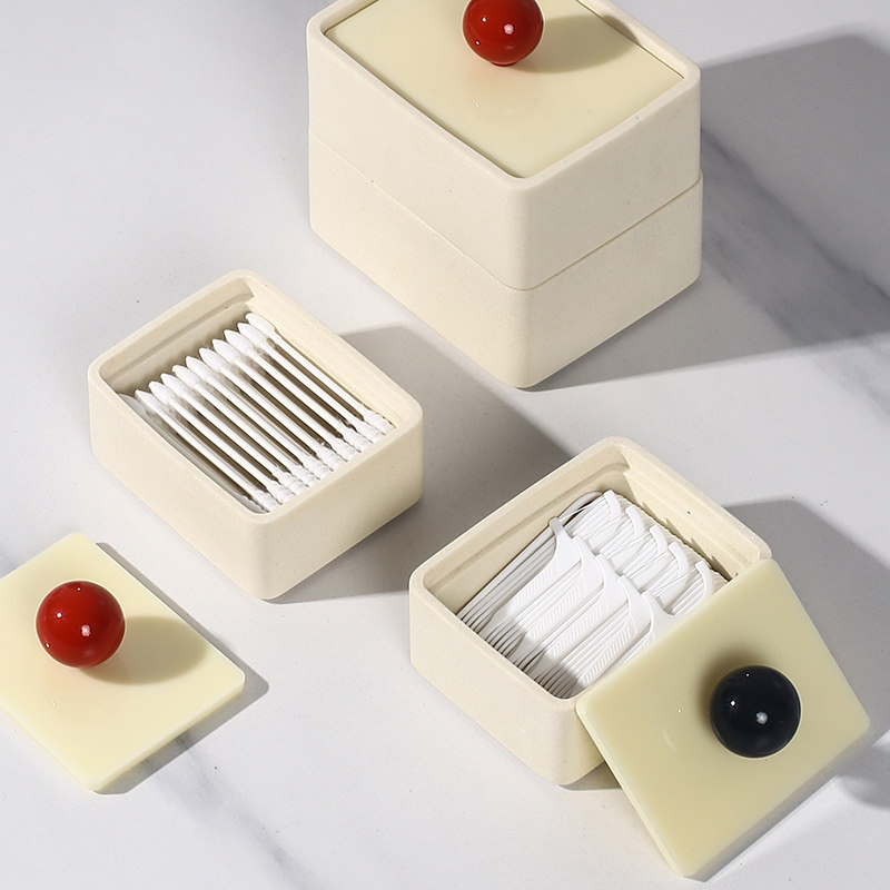 2024新款迷你牙签盒高颜值轻奢高级创意牙线盒家用高档棉签收纳盒,收纳整理,牙签盒,淘宝优惠券,粉丝福利购,淘宝优惠卷