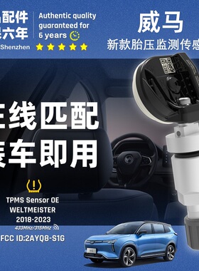 适用威马E5胎压传感器可编程自动匹配EX5内置车轮胎气压监测Z6W6