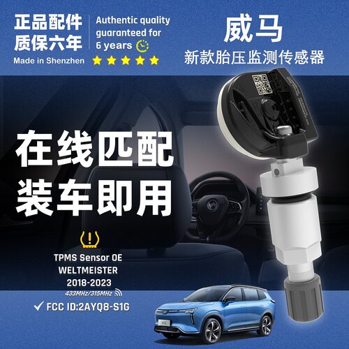 胎压传感器适配威马EX5轮胎监测器内置通用W6E5EX6原装正品包邮