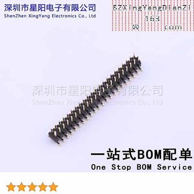 X4621WVS-2x22I-C40D64 2mm 2x22P立贴 方针 排数 双排 总PIN位数