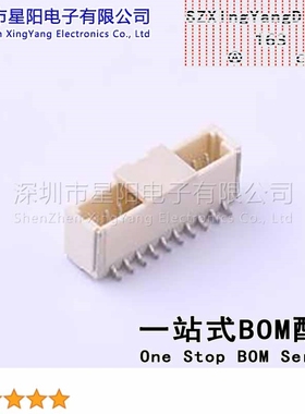 X1002WVS-10E-LPSWHF (5Pcs)1mm 1x10P立贴 间距1mm插针结构1x10P