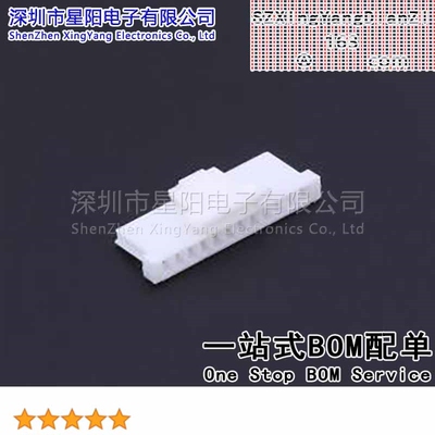 X9862H-12A-N0 (5Pcs)1.25mm 1x12P间距1.25mm插孔结构1x12P每排