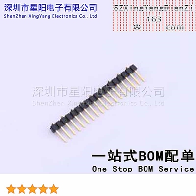 X6511WVS-18H-C60D48R1 2.54mm 1x18P立贴 方针 排数 单排 总PIN