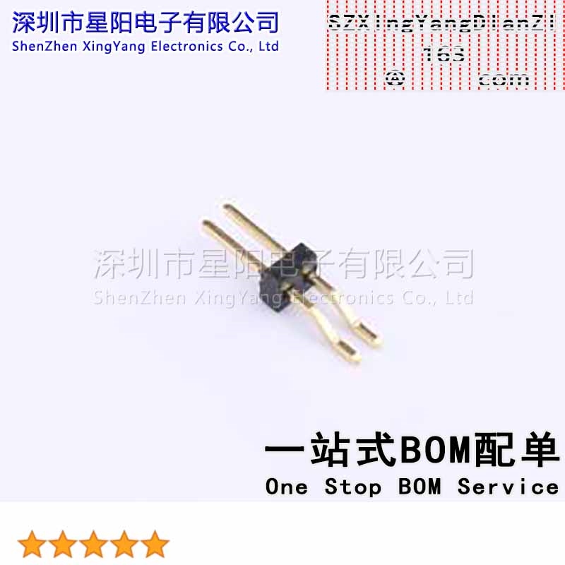 X1311WRS-02J-C40D42 (20Pcs)1.27mm排数 单排 间距1.27mm