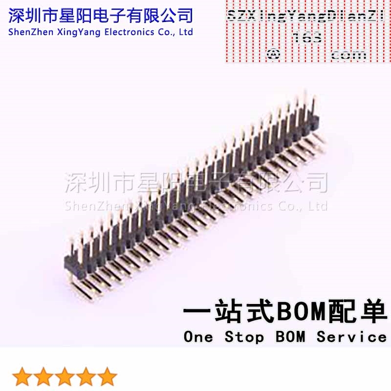 X6521WR-2x26H-C30D60 2.54mm 2x26P弯插 方针 高镀金 抗氧化 排