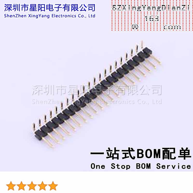 X6511WR-21H-C30D60R2 2.54mm 1x21P弯插 方针 排数 单排 总PIN位