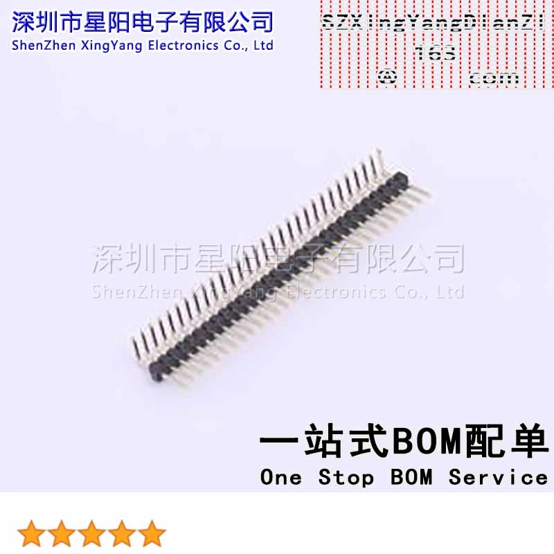 X1311WR-30J-C26D40 1.27mm 1x30P弯插 方针 排数 单排 总PIN位数