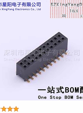 X1321FVS-2x11-C43D48 1.27mm 2x11P排数 双排 总孔位数22间距1.2