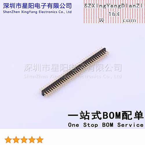 X1321WV-2x36J-C30D23 1.27mm 2x36P直插 方针 排数 双排 总PIN位
