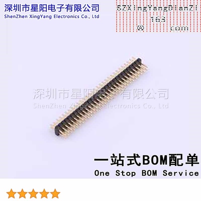 X1321WV-2x30J-C30D23 1.27mm 2x30P直插 方针 排数 双排 总PIN位