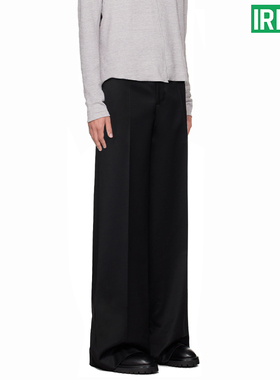 IREX美式直筒微喇cleanfit西裤男女百搭垂感拖地重磅休闲西裤国潮