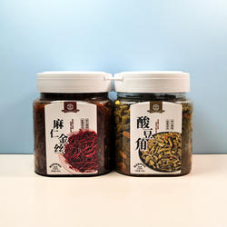 扬州酱菜皮坊街 酸豆角麻仁金丝下饭菜即食咸菜开胃酱菜罐装