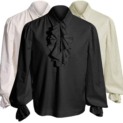 吸血鬼文艺复兴时期维多利亚时代蒸汽朋克荷叶边中世纪万圣节服装