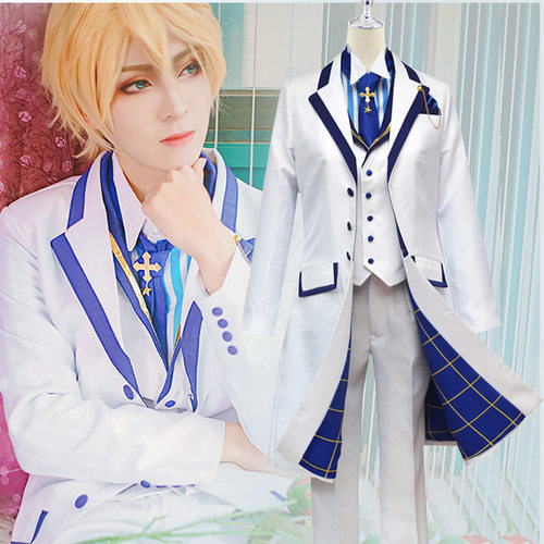 fate FGO亚瑟白情人节旧剑英灵灵衣礼服Cos服男装cosplay服装
