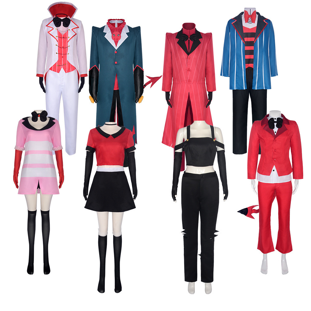 地狱客栈 ALASTOR cospaly服装 女装cos服地狱旅馆角色扮演服装