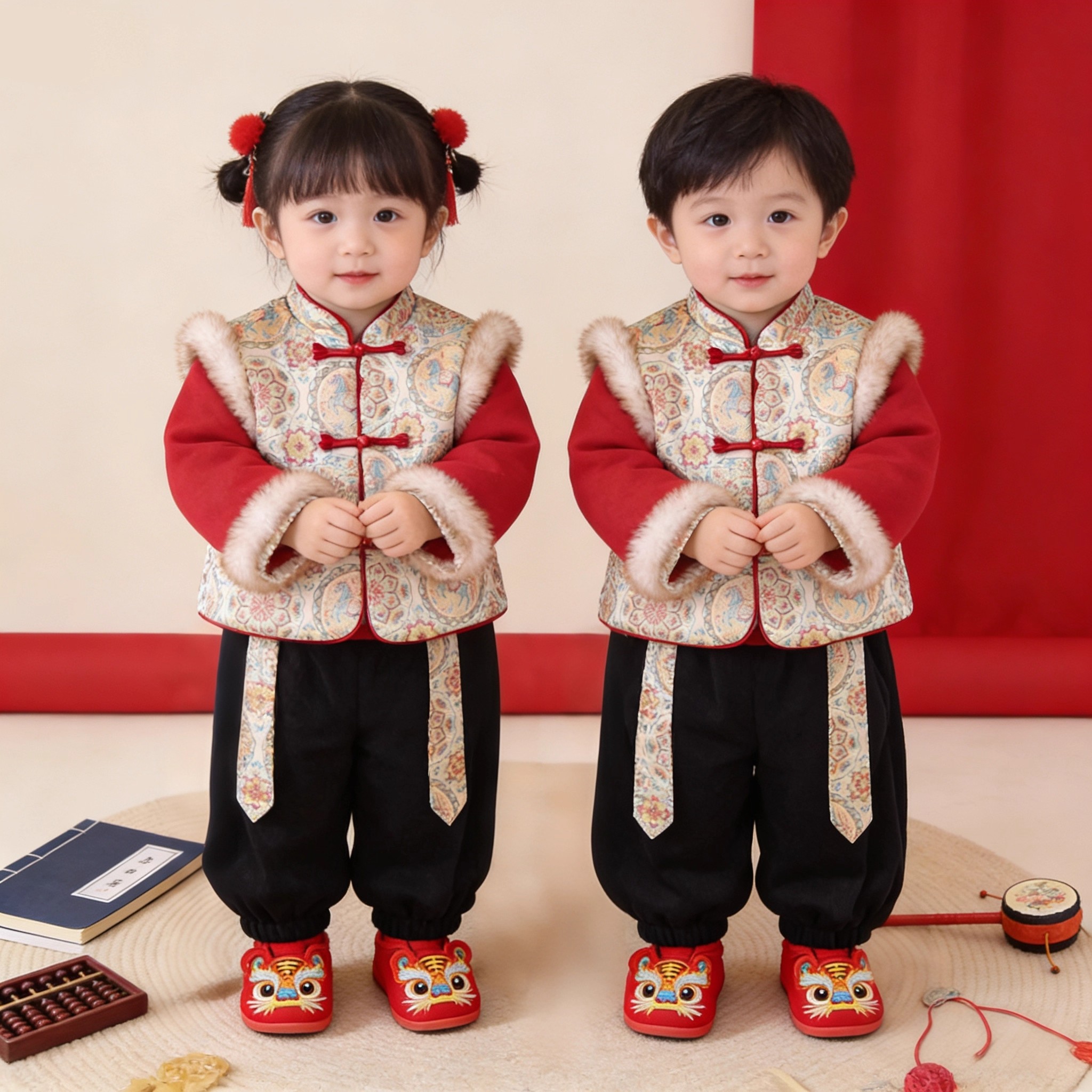 周岁男宝礼服新中式儿童唐装