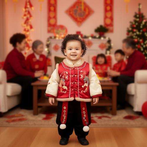 周岁男宝礼服2026款【龙马精神】