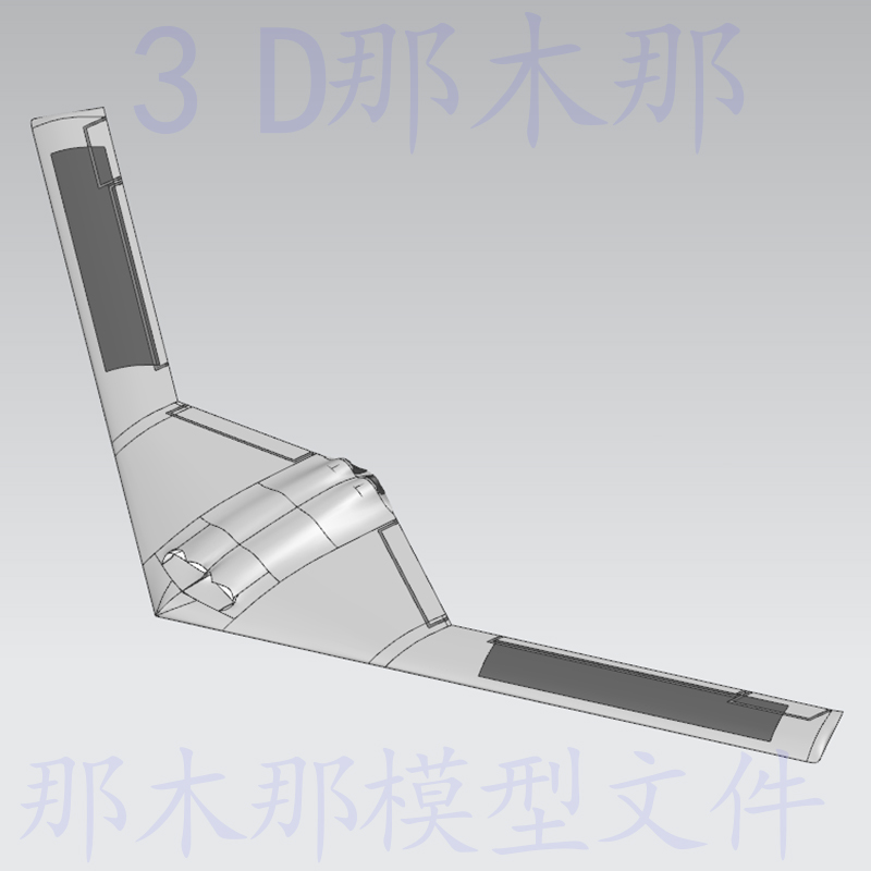 RQ180高空侦察机飞机三维工业软件设计3D模型文件