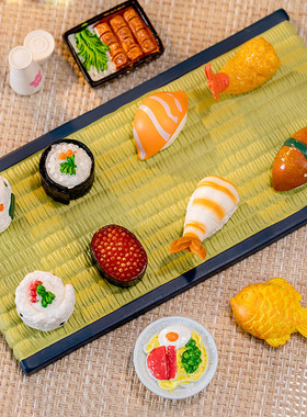 15款日式可爱树脂仿真食品模型造景小摆件创意手工微景观桌面食物