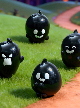 万圣节微景观手工树脂小鬼摆件