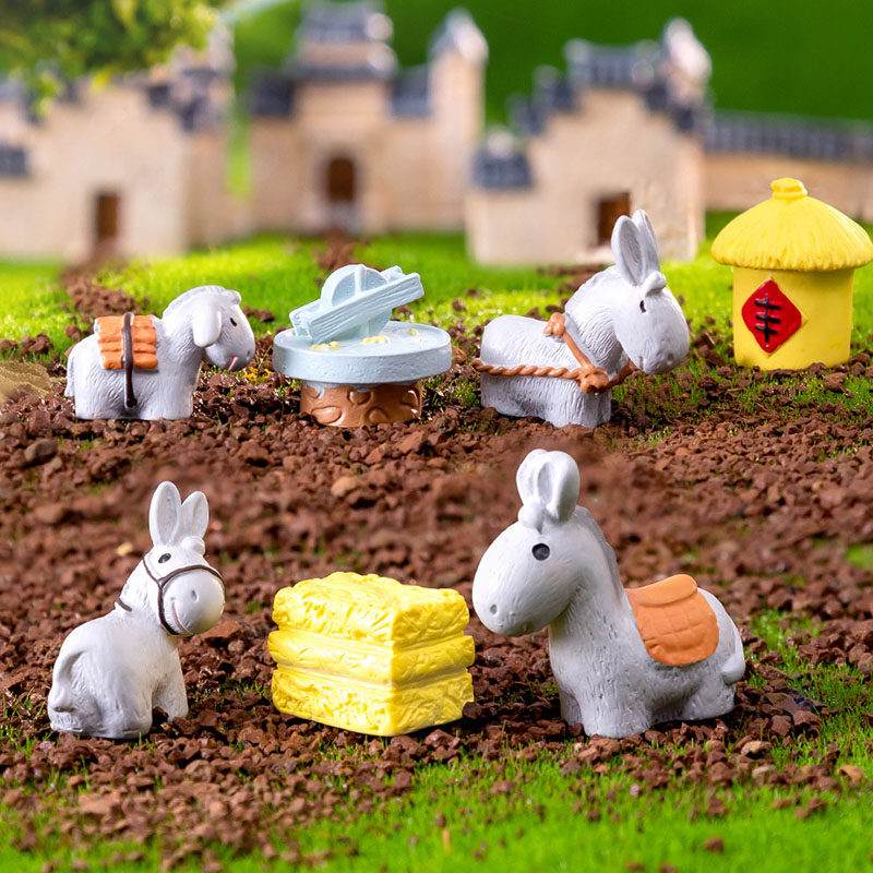 树脂摆件田园手工中式微景观