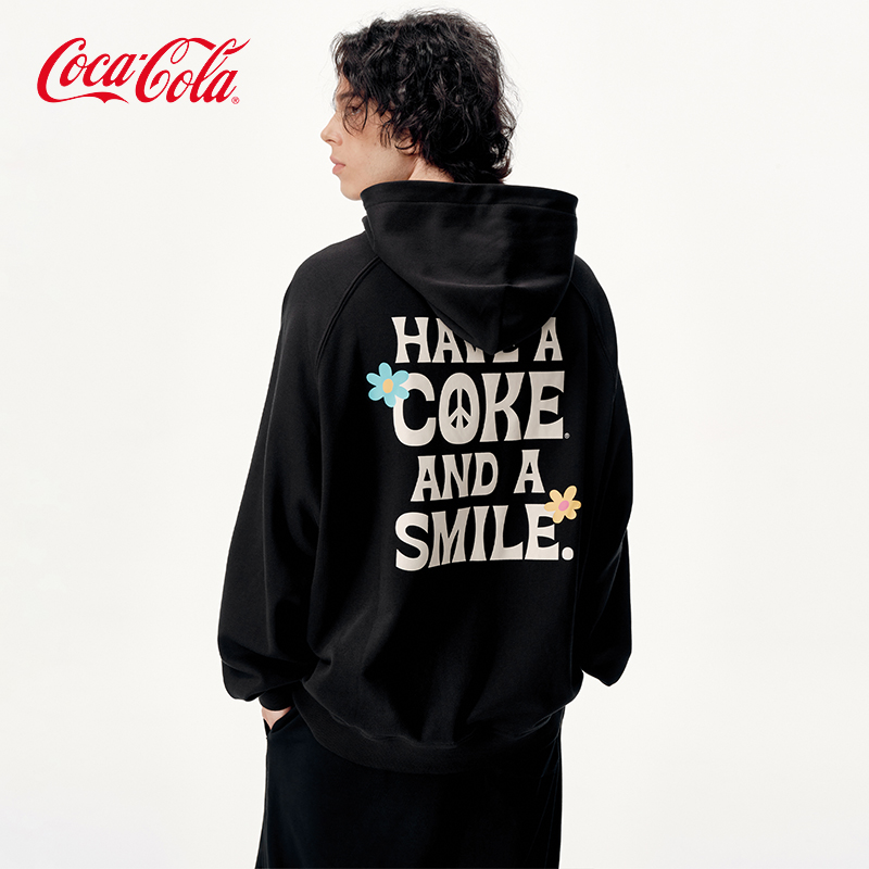 Coca-Cola/可口可乐休闲连帽卫衣