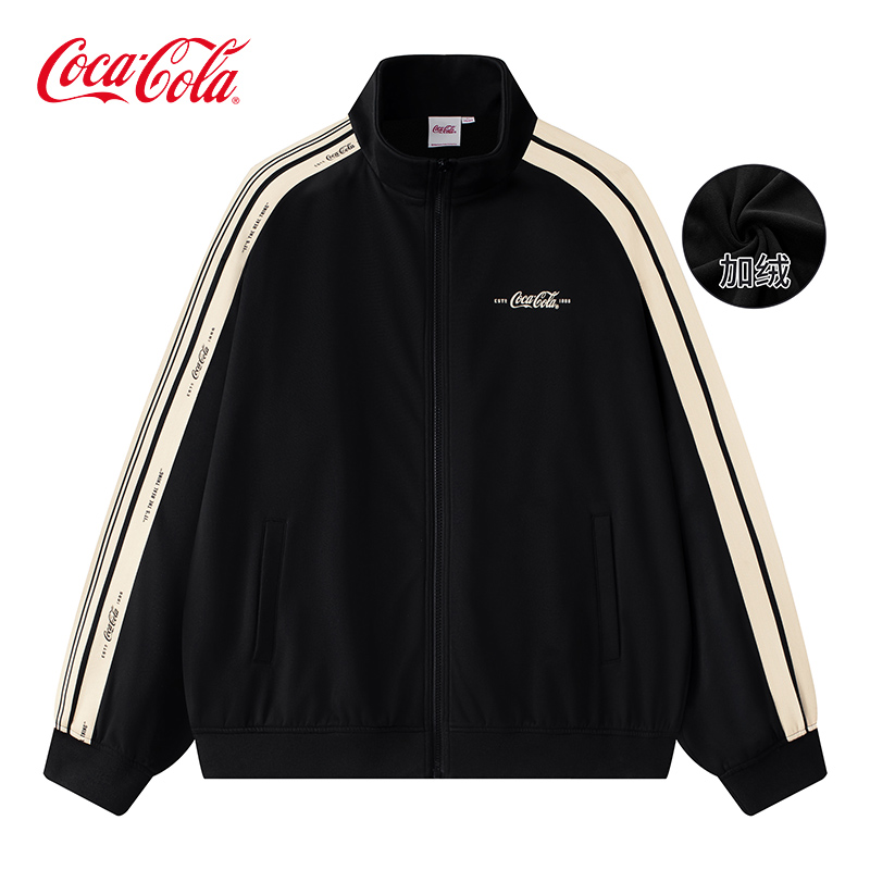 Coca-Cola/可口可乐立领夹克外套