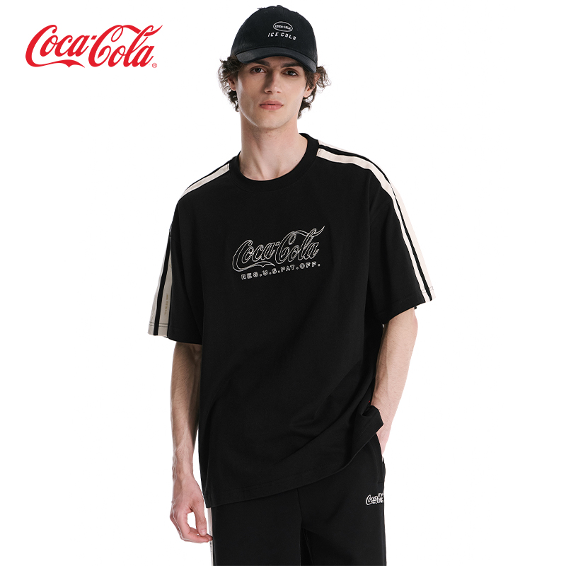 Coca-Cola可口可乐重磅短袖T恤