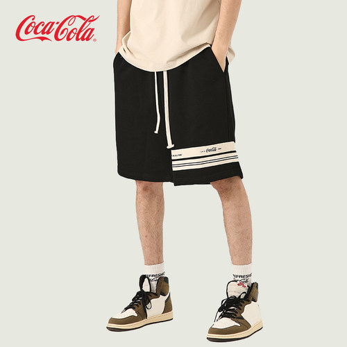 Coca-Cola/可口可乐宽松五分短裤