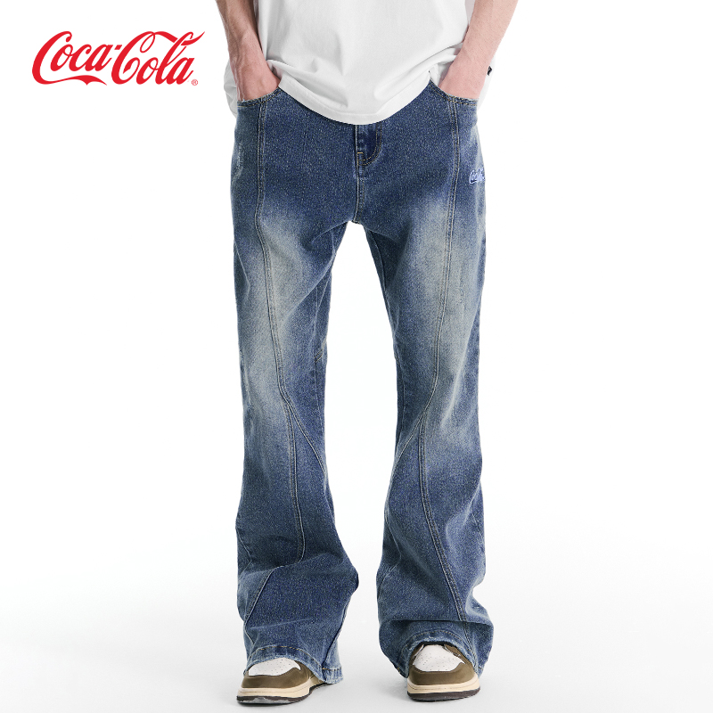 Coca-Cola可口可乐微喇牛仔裤