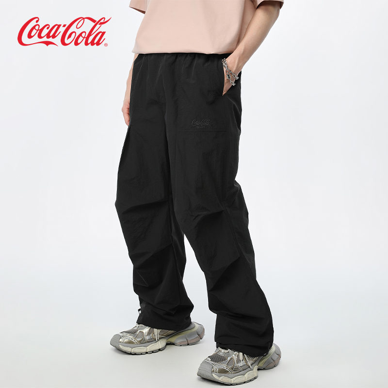 可口可乐户外冰感速干美式休闲裤
