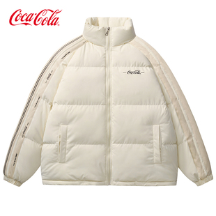 棉袄保暖面包服情侣棉衣外套 可口可乐棉服男女秋冬款 Coca Cola