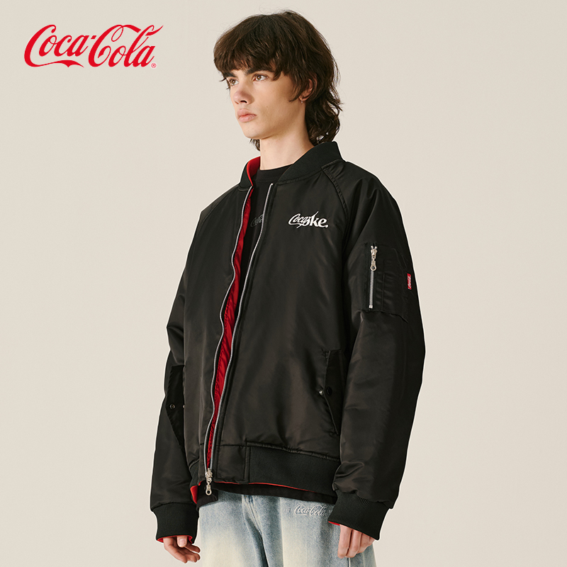 Coca-Cola/可口可乐双面穿棉服