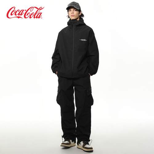可口可乐户外夹克工装裤休闲套装